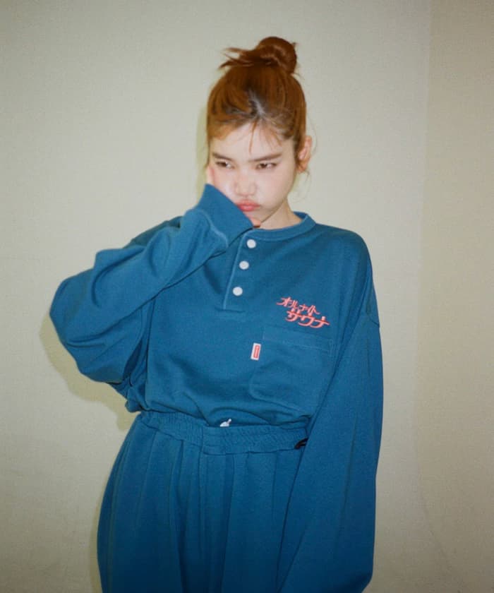 SAUVENIR×FREAK'S STORE 聯名限定 長袖 KANNAIGI by Healthknit 裏毛套裝