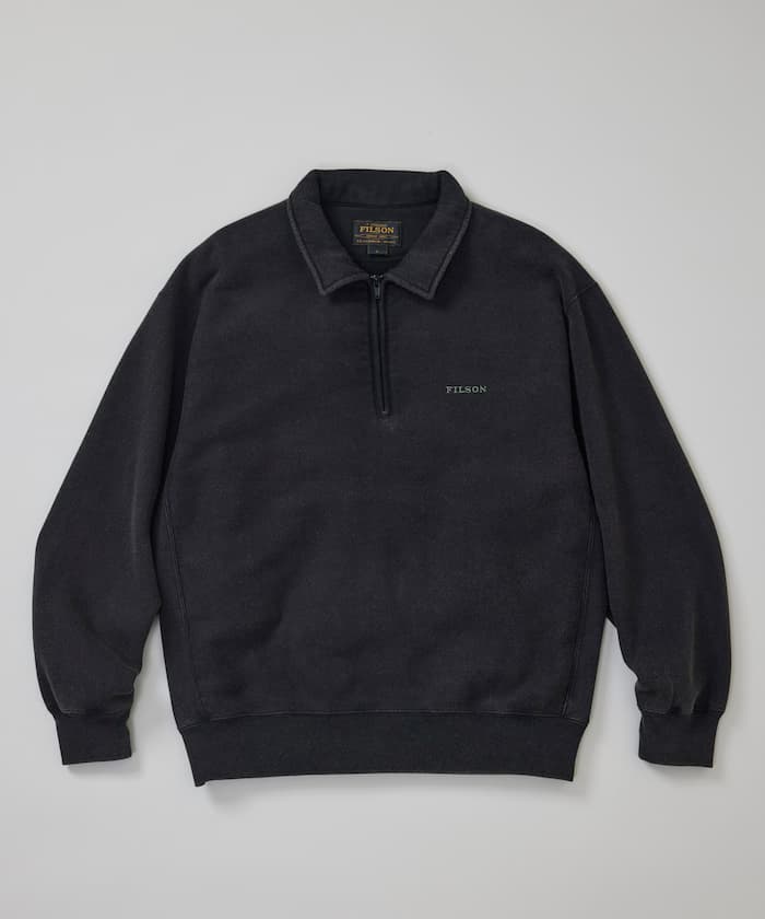 VINTAGE HALF-ZIP SWEAT 復古半拉鍊大學T