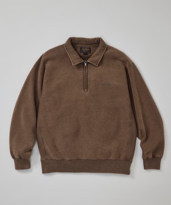 VINTAGE HALF-ZIP SWEAT 復古半拉鍊大學T