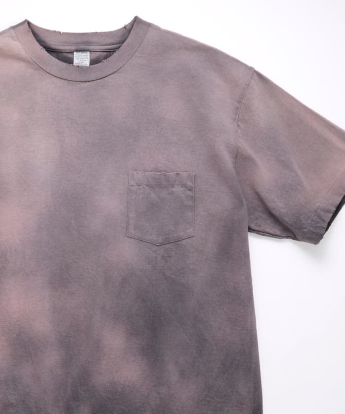 【4/3 12:00~発売】80-90s USA POCKET TEE SUNFADE
