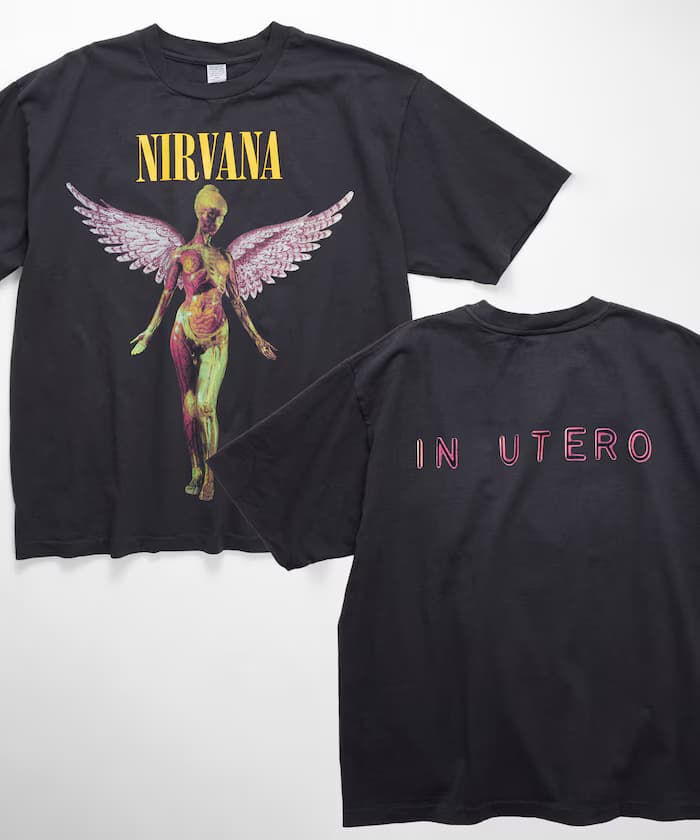 【4/3 12:00~發售】NIRVANA IN UTERO 圓領樂隊T恤