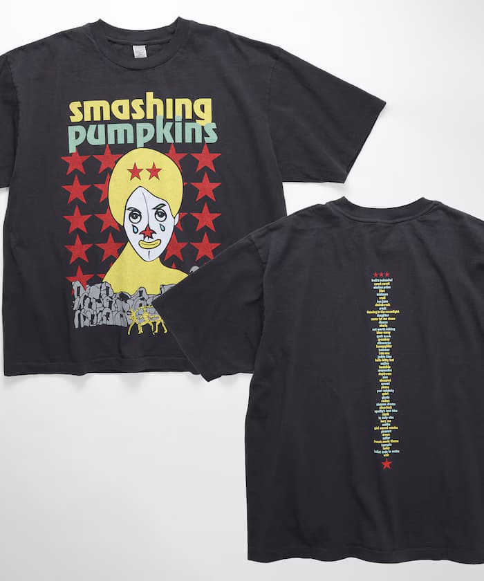 【4/3 12:00~發售】SMASHING PUMPKINS CLOWN STAR 圓領樂隊T恤