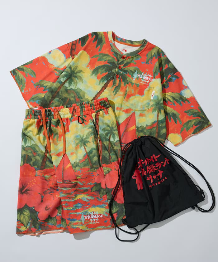 【6月26日 12:00開售】SAUVENIR × FREAK'S STORE 聯名限定 KANNAIGI 附收納背包 厚棉套裝 / 館內著