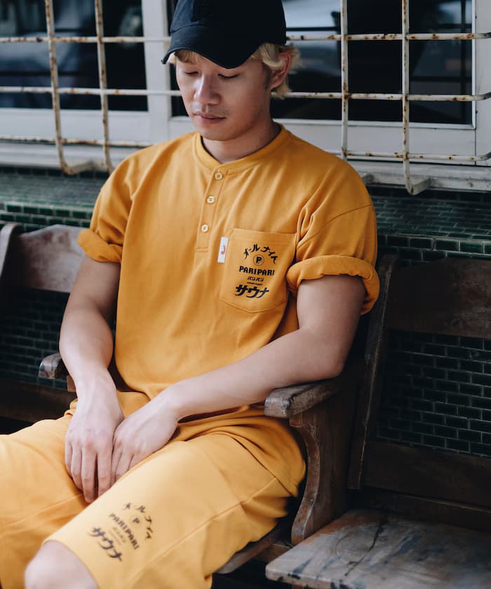 PARI PARI apt.×SAUVENIR×FREAK'S STORE 聯名限定 館內著風格 厚棉 套裝附收納背包