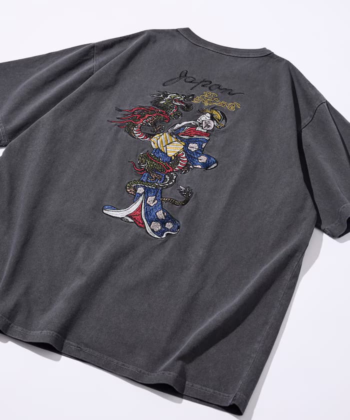 FREAK'S STORE 聯名限定 背面刺繡設計 T恤/復古風