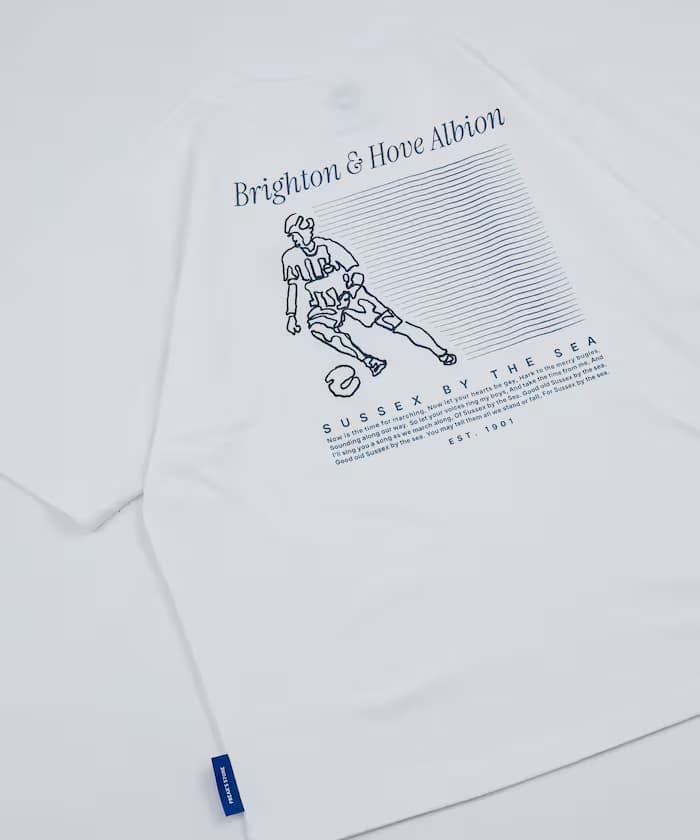 【5/22 12:00~発売】Brighton & Hove Albion FC - SEAGULLS PLAYER LINE TEE