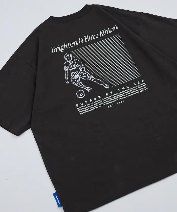 【5/22 12:00~発売】Brighton & Hove Albion FC - SEAGULLS PLAYER LINE TEE