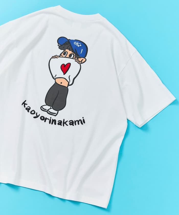 【5月22日 12:00販売開始】kaoyorinakami × FREAK'S STORE 聯名限定 露肚臍男孩 T恤【限定款】