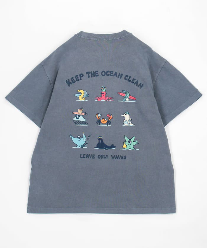 FREAK'S STORE × Jonas Claesson Ocean Friends 背面印花 圓領T恤