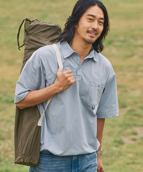 THE CRAFT CREW PRODUCTS EPIX AIR系列 套裝對應款 寬版抽繩 口袋 涼感 抗UV 快乾 短袖Polo衫