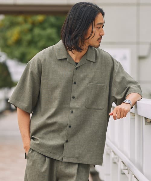 THE CRAFT CREW PRODUCTS UNNOTICE系列 套裝對應 快乾觸感 科技亞麻 短袖開領襯衫 抗UV 極速吸乾【2026春夏新品】