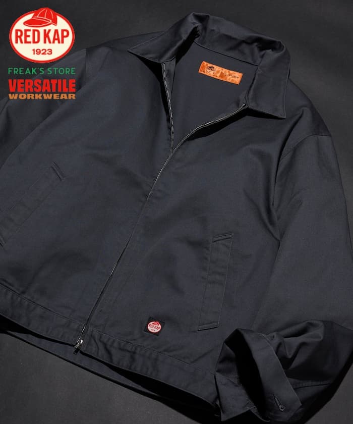 RED KAP × FREAK'S STORE 聯名限定 SMU JK-22 短版 拉鏈工作外套