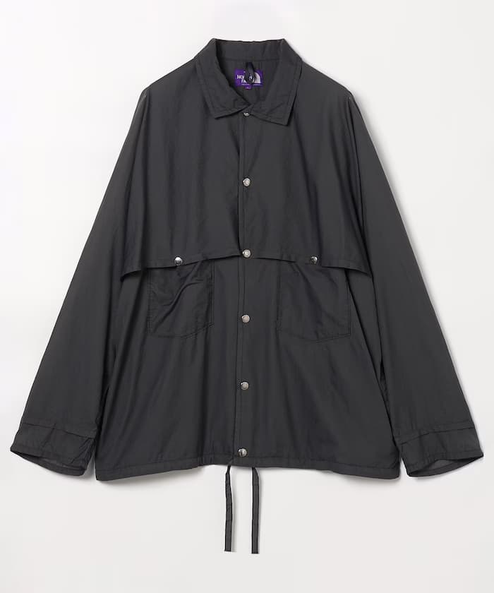 Garment Dyed Nylon Ripstop Field Shirt Jacket