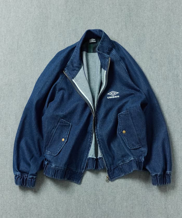 別注 Denim Stand Collar Blouson