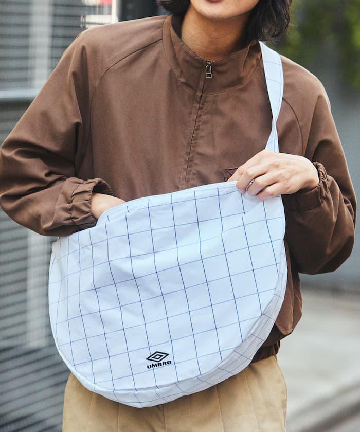 別注 New Round Shoulder Bag Check&Stripe
