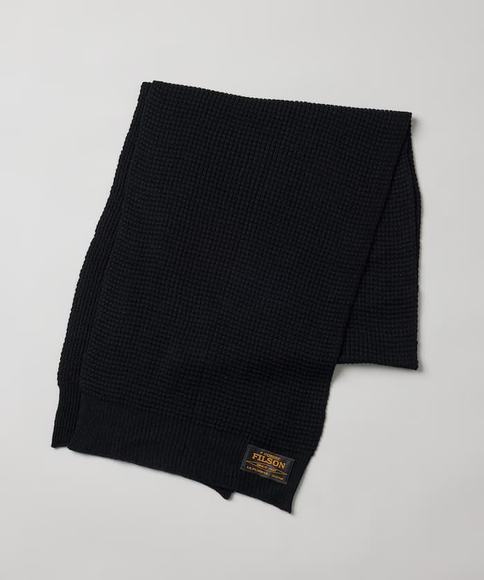 【日本限定】WAFFLE KNIT SCARF 鬆餅格針織圍巾