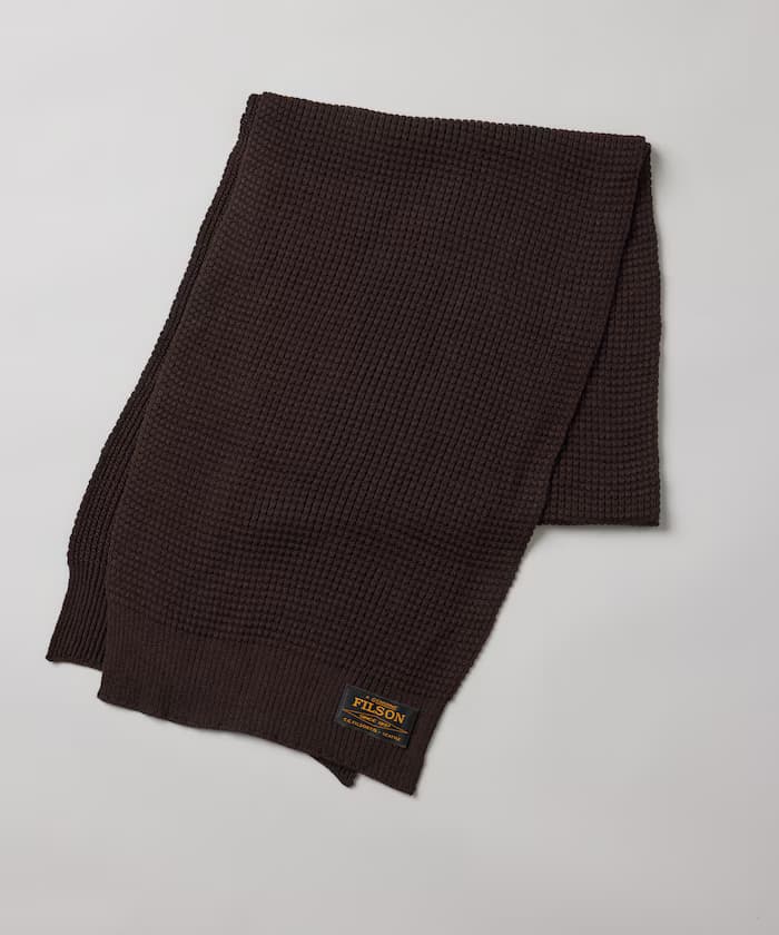 【日本限定】WAFFLE KNIT SCARF 鬆餅格針織圍巾