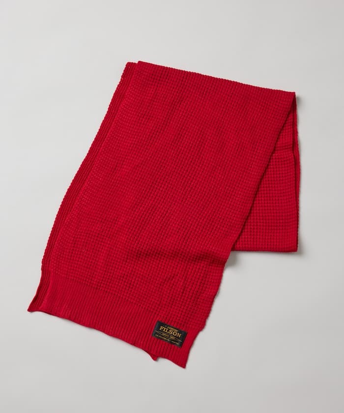 【日本限定】WAFFLE KNIT SCARF 鬆餅格針織圍巾