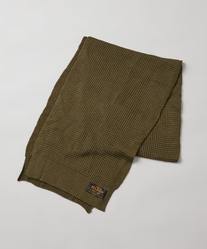 【日本限定】WAFFLE KNIT SCARF 鬆餅格針織圍巾