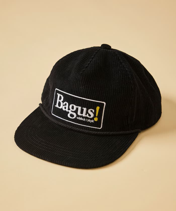 五片式 燈芯絨 BAGUS Logo 卡車帽