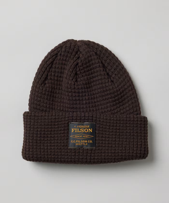 【日本限定】WAFFLE KNIT CAP 鬆餅格針織毛帽
