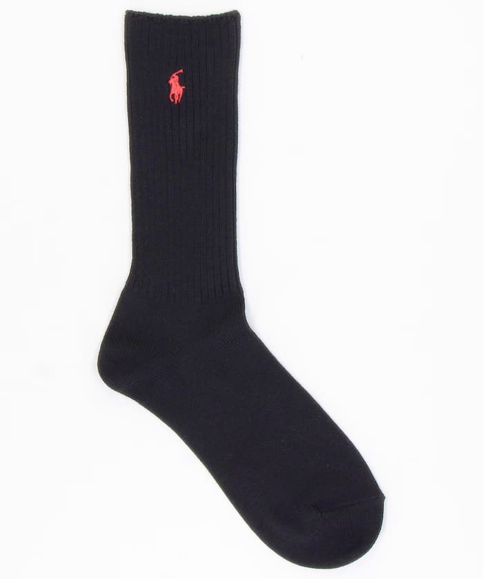 Polo 刺繡LOGO短襪