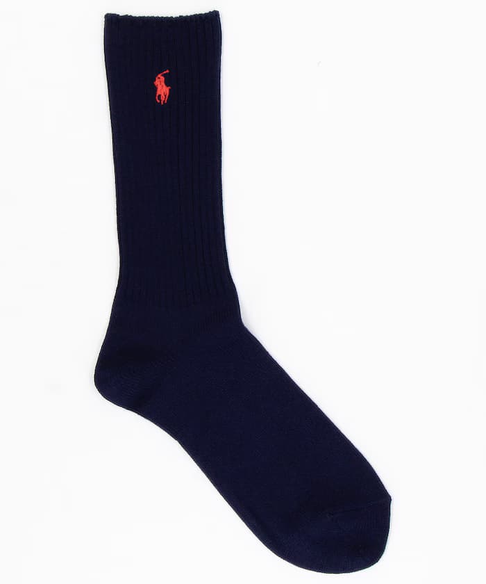 Polo 刺繡LOGO短襪