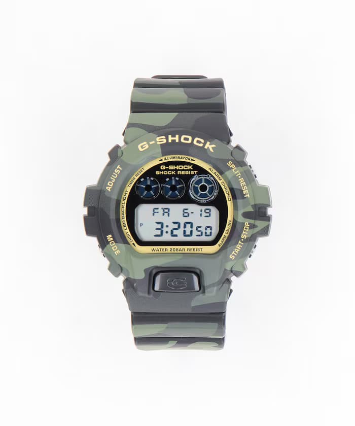 G-SHOCK BOLD CAMO SERIES 迷彩金色 數位 6900系列腕錶 [DW-6900CMG-3JF]