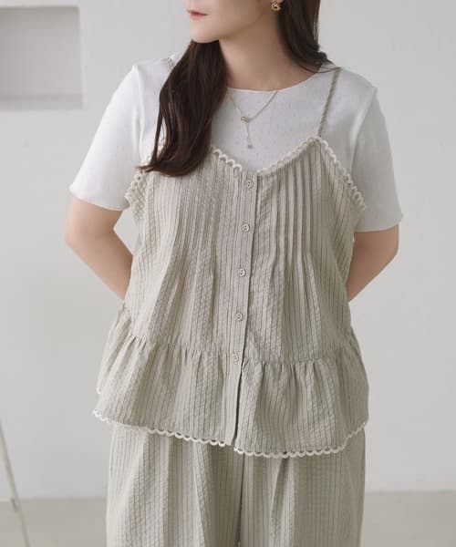 【套裝可能】【apres jour clair】細肩帶＋アイレットインナー套裝