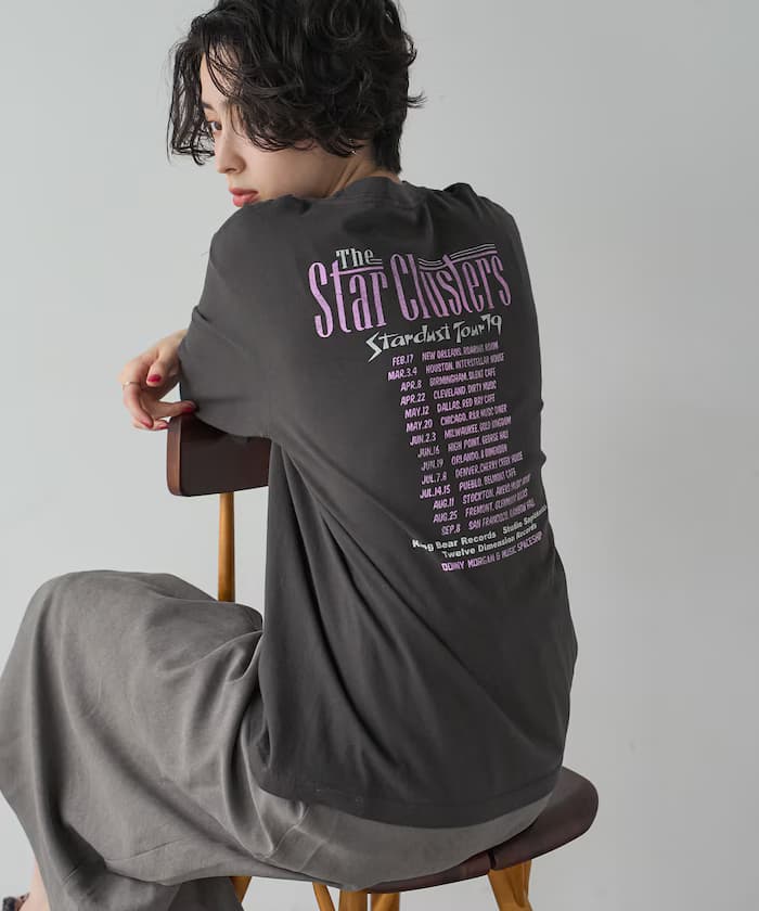 Tour Print 長袖T恤