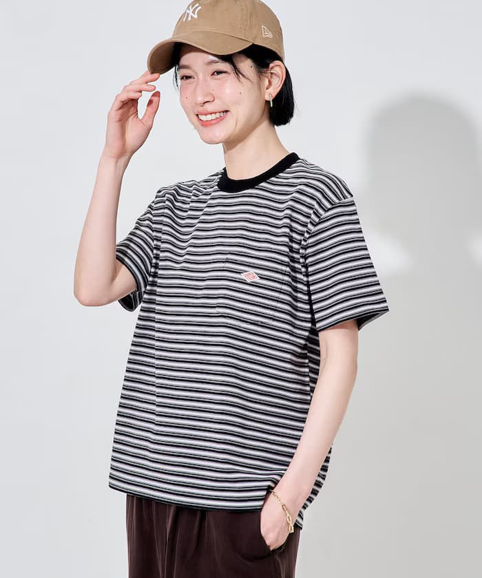 POCKET T-SHIRT BORDER