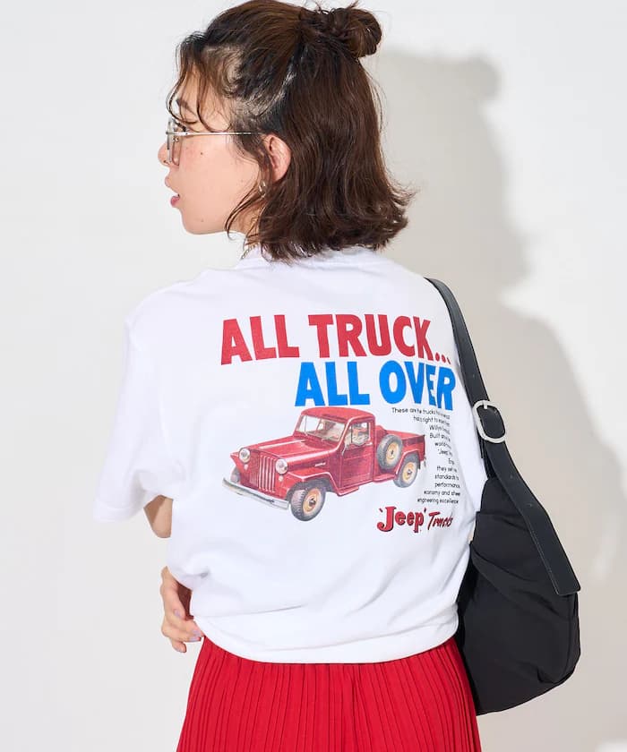 Jeep 背面印花短袖T恤
