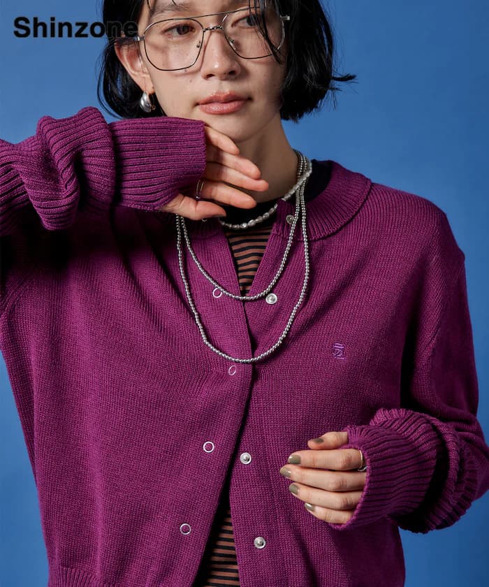 別注 LONG RIB CARDIGAN