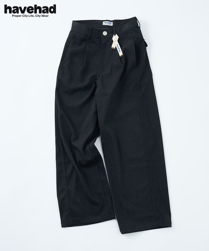 havehad × FREAK'S STORE 聯名限定 腰部束帶 斜紋褲