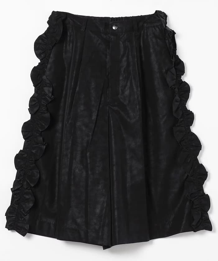 Three Quarters Frill Side Pant