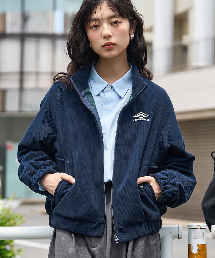 別注 Corduroy Stand Collar Blouson