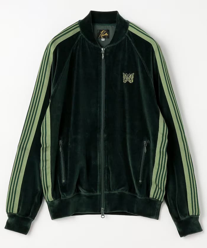 Rib Collar Track Jkt - C/PE Vlr