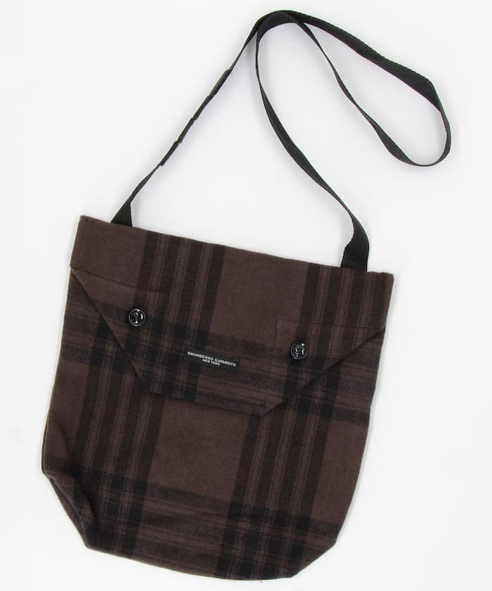Shoulder Pouch - Cotton Flannel Plaid