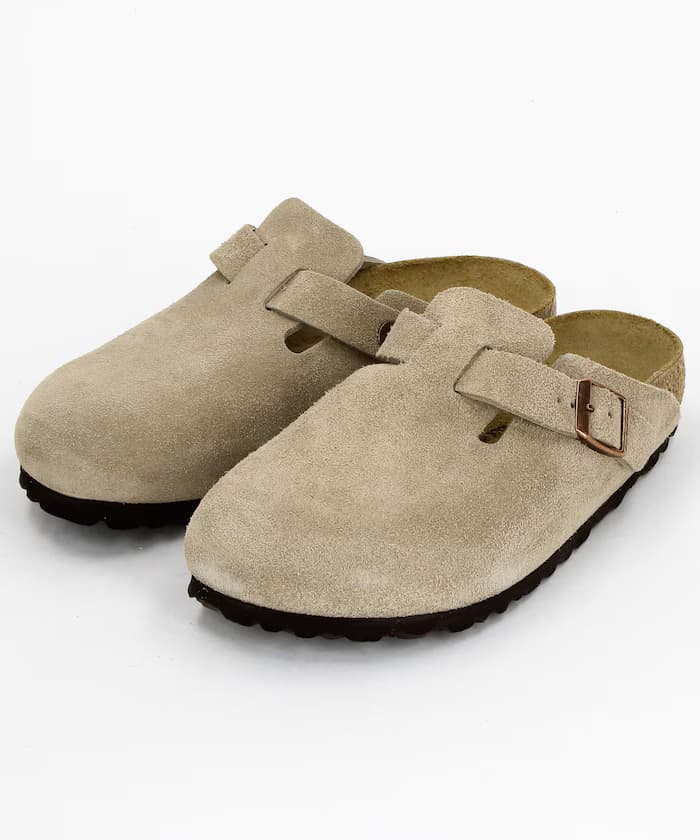BIRKENSTOCK Boston 絨面革 涼鞋【36～38尺寸展開】