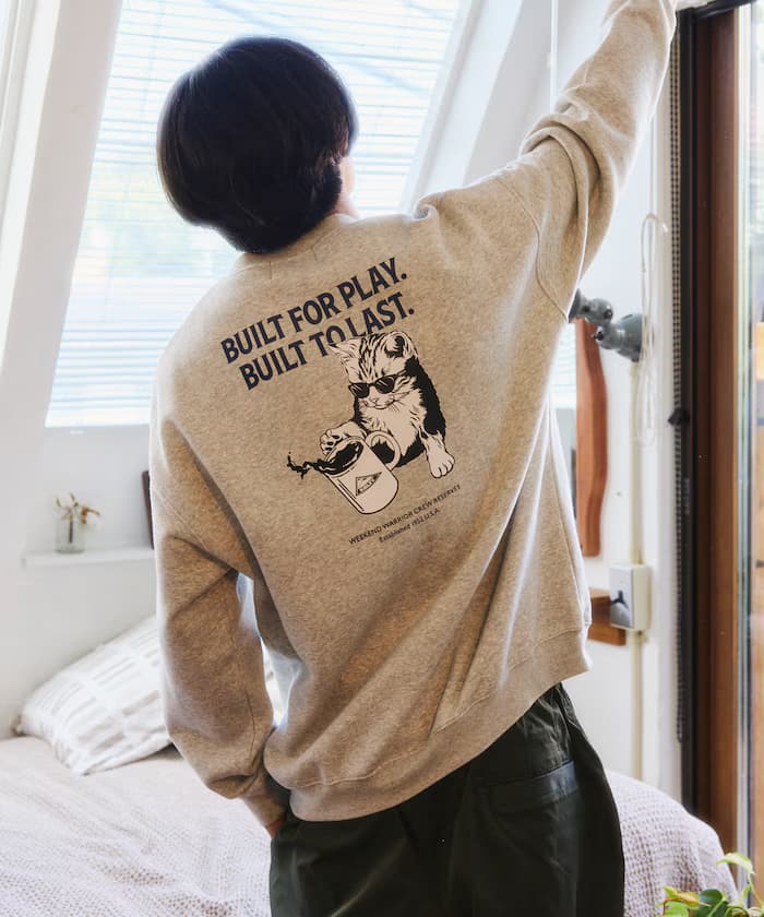 KELTY×FREAK'S STORE 聯名限定 貓咪印花 背面印花 衛衣【限定款】