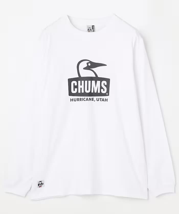 CHUMS 限定款 Booby Face 刷毛 長袖T恤