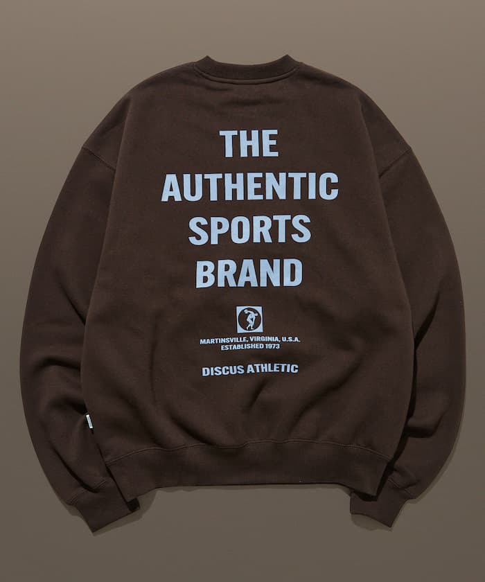 DISCUS ATHLETIC × FREAK'S STORE 聯名限定 背面印花 圓領衛衣【限定款】