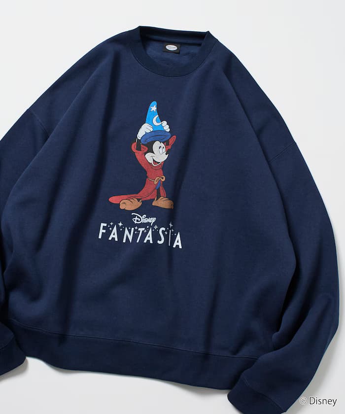 DISNEY 『幻想曲』米奇印花寬鬆版衛衣 【限定展開】