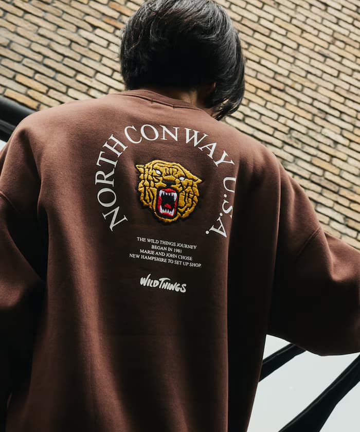 聯名限定 老虎圖案 圓領 衛衣 TIGER SWEAT【限定款】