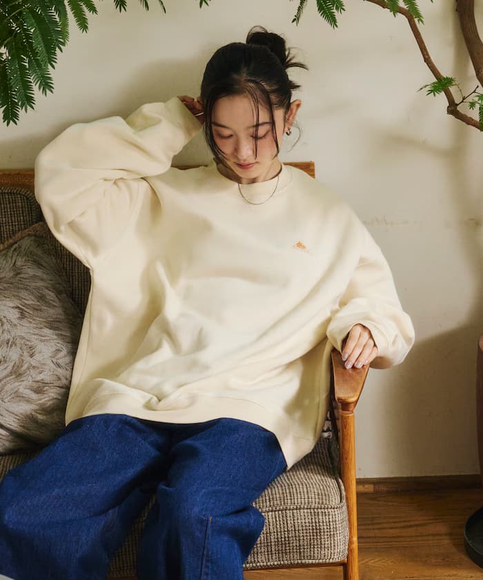 KELTY×FREAK'S STORE 聯名限定 小標誌 復古Logo 圓領衛衣【限定款】