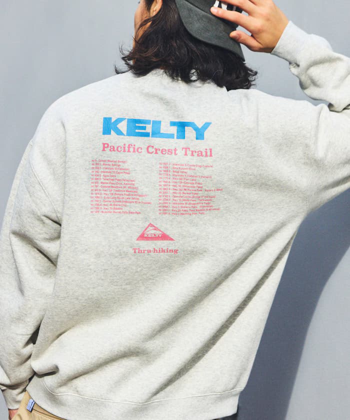 KELTY×FREAK'S STORE 聯名限定 巡迴Logo 背面印花 圓領衛衣【限定款】