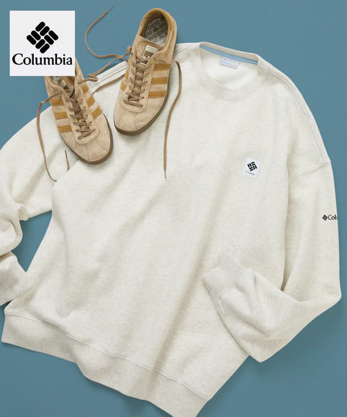 Columbia×FREAK'S STORE 聯名限定 帝王公園 小標誌Logo 圓領衛衣【限定款】
