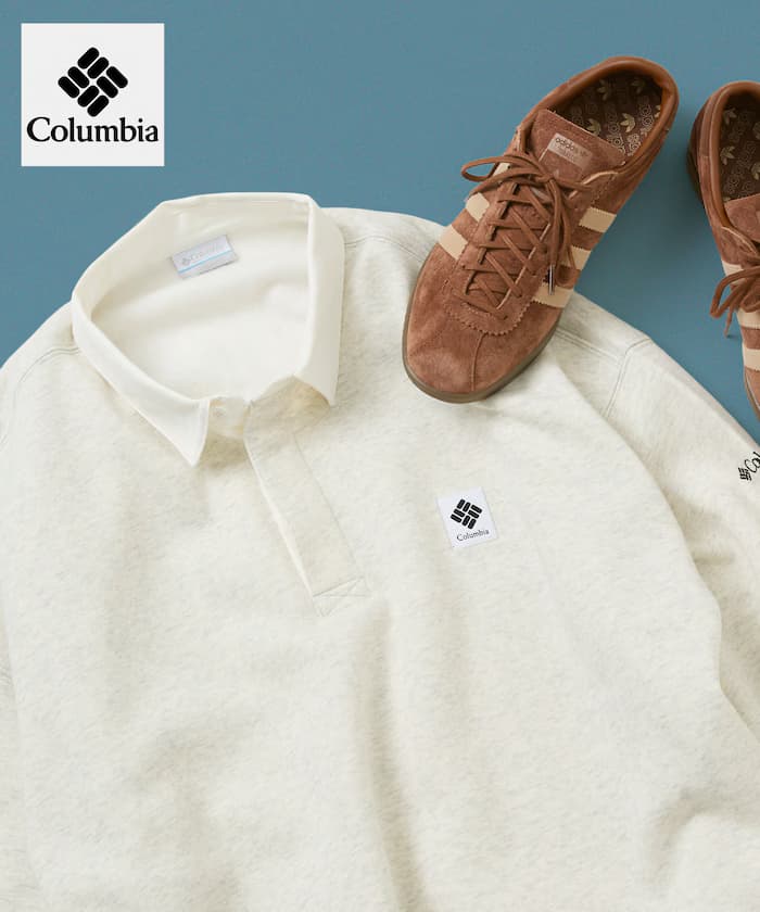 Columbia×FREAK'S STORE 聯名限定 小標誌 橄欖球衫【限定款】