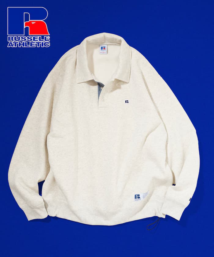 RUSSELL ATHLETIC × FREAK'S STORE 聯名限定 小標誌 Polo衛衣【限定款】