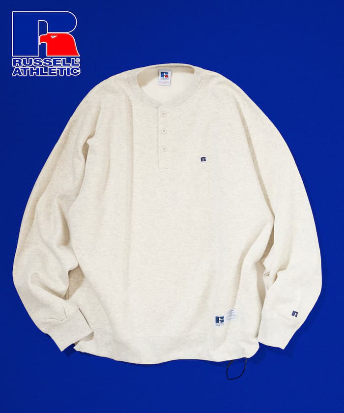 RUSSELL ATHLETIC × FREAK'S STORE 聯名限定 RS Logo 亨利領 衛衣【限定款】